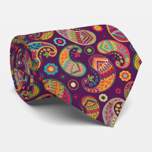Couleurs cool carrelage paisley motif cravate