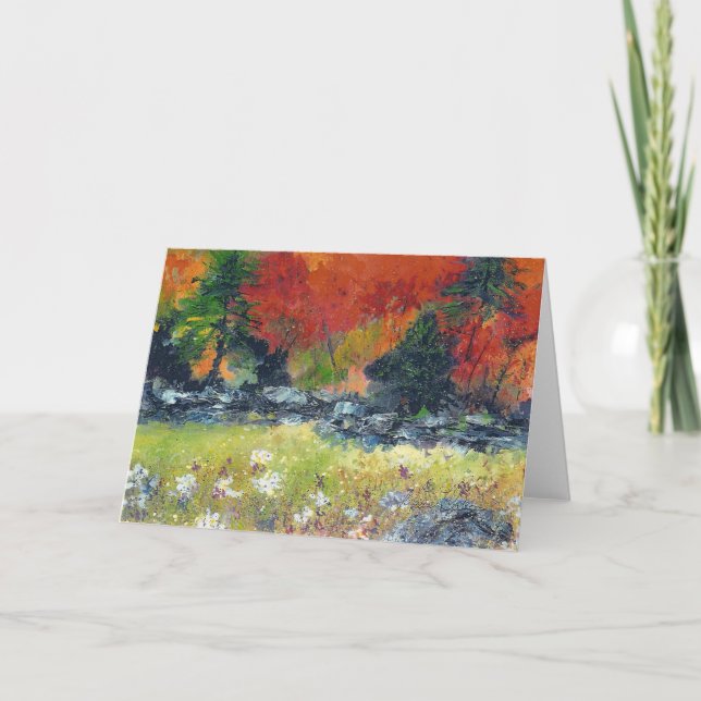 Couleurs de carte de voeux d'automne par Maureen (Devant)