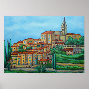 Couleurs de Crillon-le-Brave, Poster Imprimer 28x2