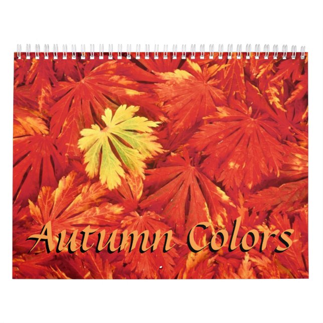 Couleurs de l'automne 2018 Calendrier (Protection)