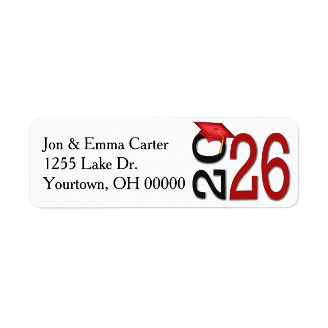 Couleurs de l'école noire et rouge 2025 (Devant)