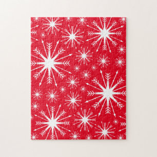 Couleurs de Noël et Snowflakes Jigsaw Puzzle