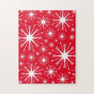 Couleurs de Noël et Snowflakes Jigsaw Puzzle