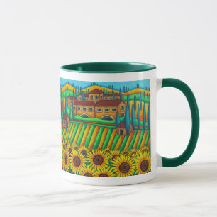 Couleurs de tasse de café de la Toscane