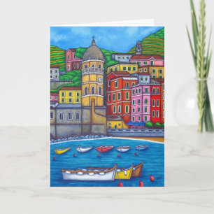 Couleurs de Vernazza, Cinque Terre Carte de voeux