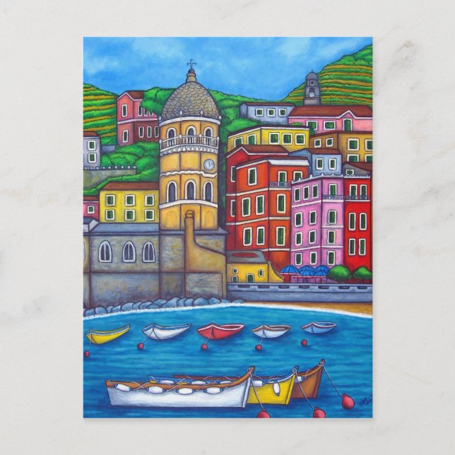 Couleurs de Vernazza, Cinque Terre Carte postale (Devant)