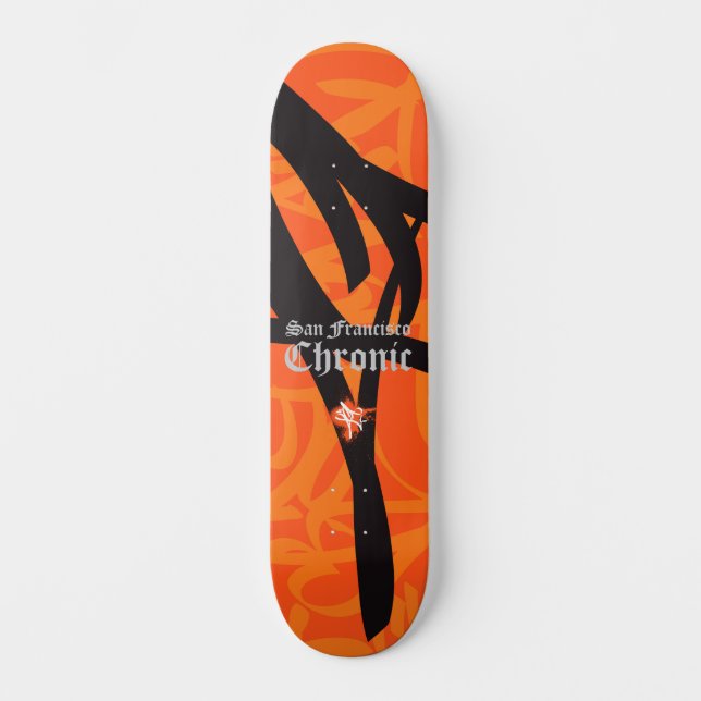 Couleurs des géants chroniques Skateboard (Recto)