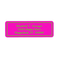 Couleurs DIY Cadre Rose Choquant Vert Citron