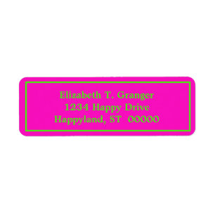 Couleurs DIY Cadre Rose Choquant Vert Citron