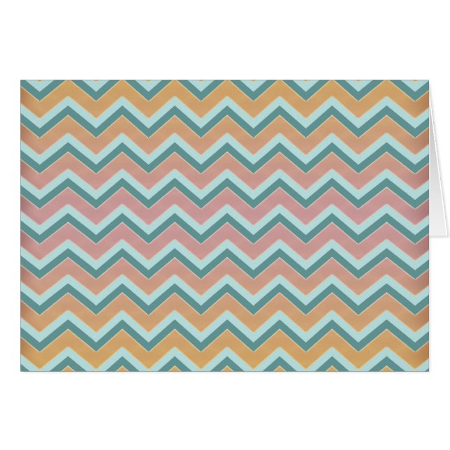 Couleurs douces et chaudes ZigZag (Devant horizontal)
