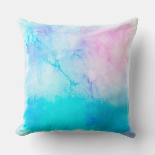 Couleurs douces modernes Coussin Motif Abstrait
