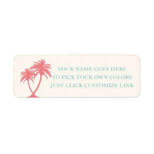 Couleurs Editable de thème tropical de plage de