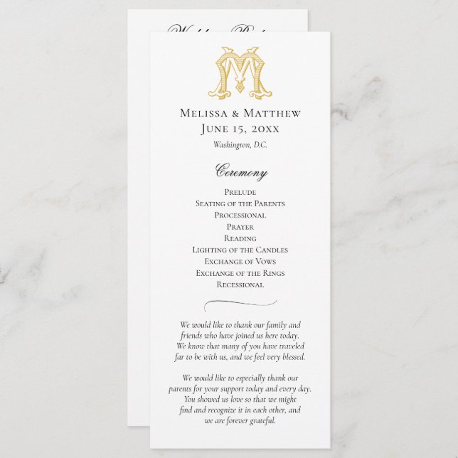 COULEURS ÉDITABLES MM Monogramme MM Logo Programme (Devant / Derrière)