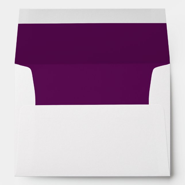 Couleurs élégantes - Enveloppe Plum profonde à l'i (Dos (Bas))