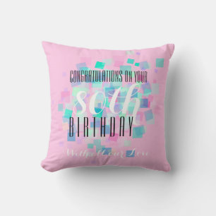 Couleurs en pastel roses 1 coussin fait sur
