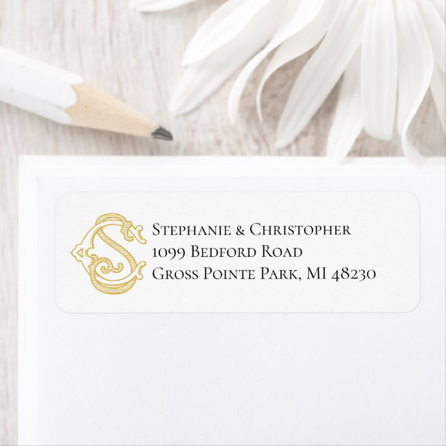 COULEURS MODIFIABLES CS Monogramme SC Monogramme É (En situation)