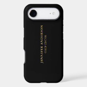 Couleurs Or Noir Nom Professionnel Tendance Modern