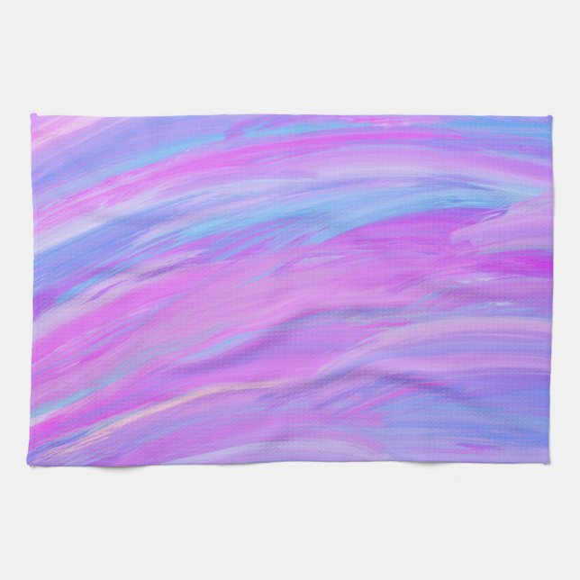 Couleurs peintes Serviette de cuisine (Horizontal)