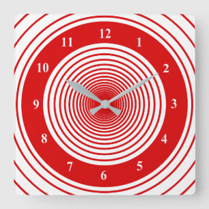 Couleurs personnalisées Horloge murale avec cirque