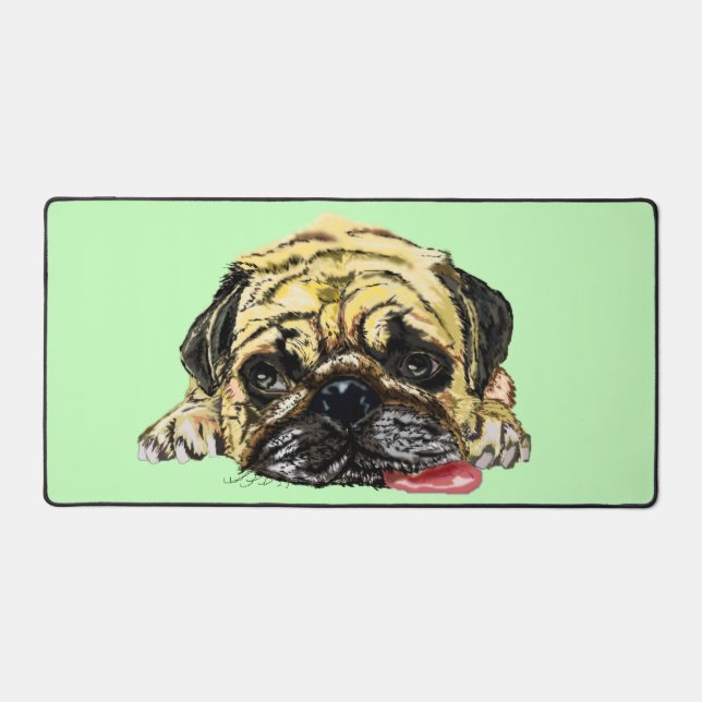 Couleurs personnalisées pour chien de Carlin amusa (Recto)
