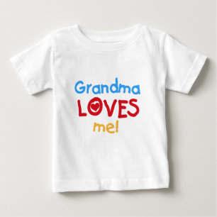 Couleurs primaires Grand-mère m'aime T-shirts
