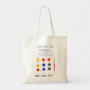 Couleurs primaires Sac fourre-tout d'art pour enfa