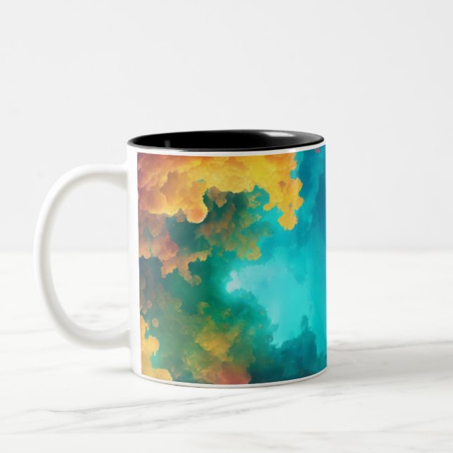 Couleurs rêvées : Une Mug vibrante pour votre rout (Gauche)