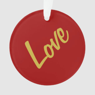 Couleurs rouge or rouge écarlate Love Mariage Call