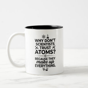 Couleurs Tasse à blagues de papa drôles 2 tons Perk