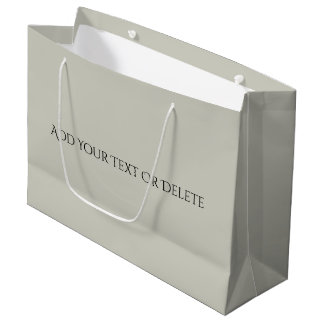 Couleurs tendance - Gris argenté clair Grand sac c