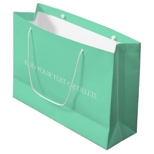 Couleurs tendance - Sac cadeau Minty Green