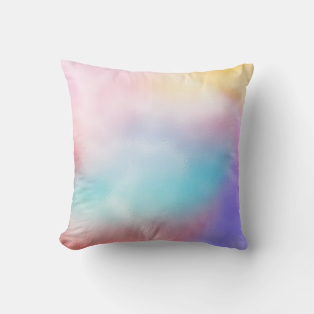 Couleurs Unicorne Lance Oreiller (Recto)