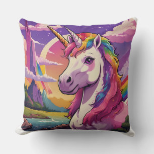 Couleurs Unicorne Lance Oreiller