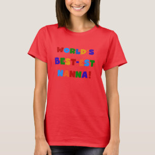 Couleurs vives Meilleurs Tshirts Nanna