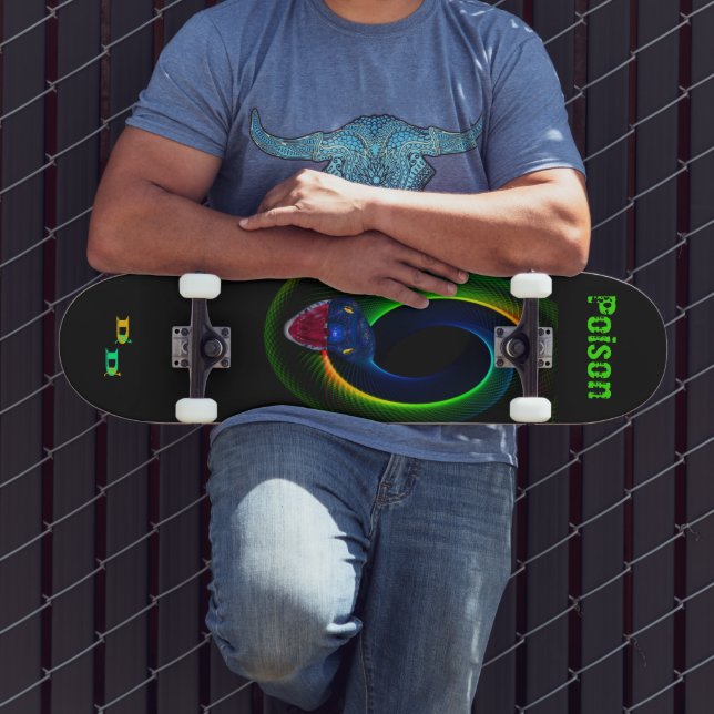Couleuvre Abstraite couleur Dd Marque Skateboard (Extérieur 3)