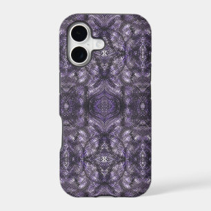 Couloirs Art Abstrait Aquarelle Violet Foncé