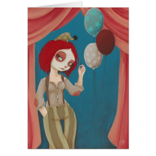Coulrophobia - mauvaise carte de clown (Devant)