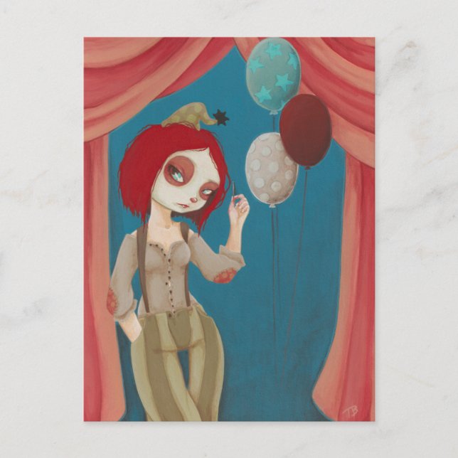 Coulrophobie - Mauvaise carte postale clown (Devant)