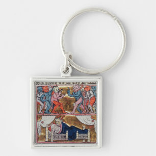 Council of Demons, from 'l'Histoire de Merlin' Keychain
