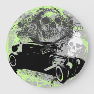 council Rod Skull Clock
