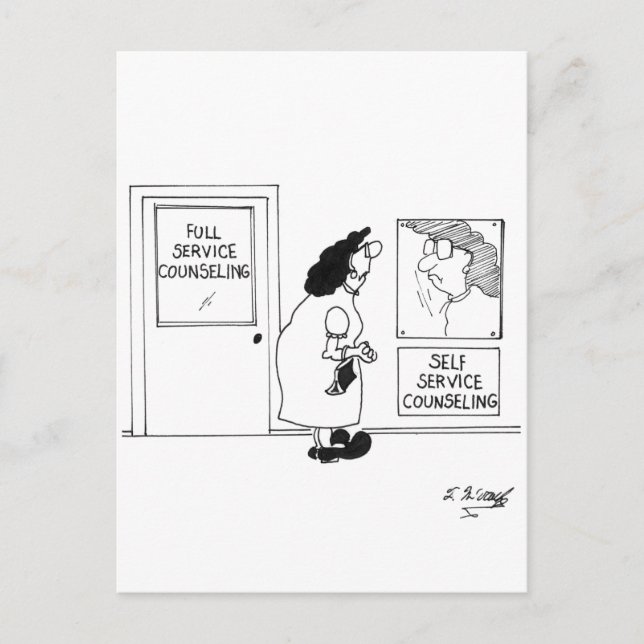 Counseling Cartoon 4967 Postcard (Front)