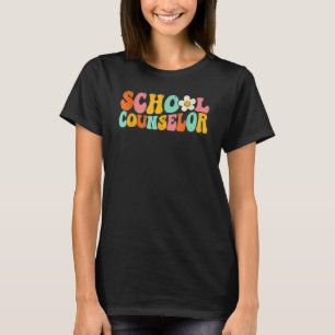 Counseling Office School Guidance Groovy Back To S T-Shirt