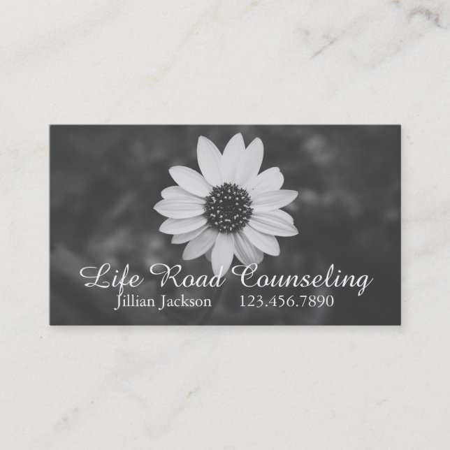 Counseling Therapist Life Coach Business Card (Front)