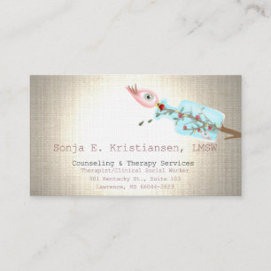 Counseling Therapy Services Appointment Card