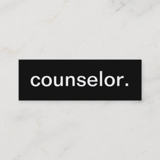 Counsellor Business Card