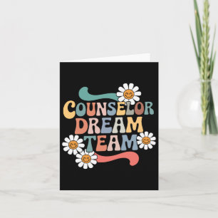 Counsellor Dream Team Retro Back To School Counsel Card