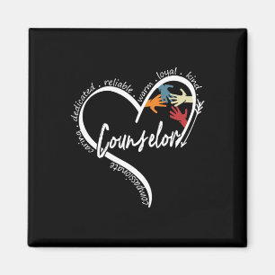 Counsellor Graphic Tees Tops Back To School Gift Magnet