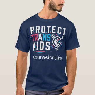 Counsellor Protect Trans Kids Transgender LGBT Pri T-Shirt