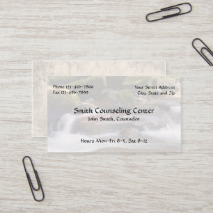 Counsellor Psychologist Mental Health Business Car Card