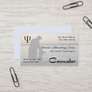Counsellor Psychologist Mental Health Business Car Card